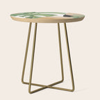 Abstract Art Tropical Leaves 3 Side Table Gallery Image 1