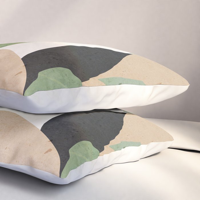 Abstract Art Tropical Leaves 3 Pillow Sham Gallery Image 3