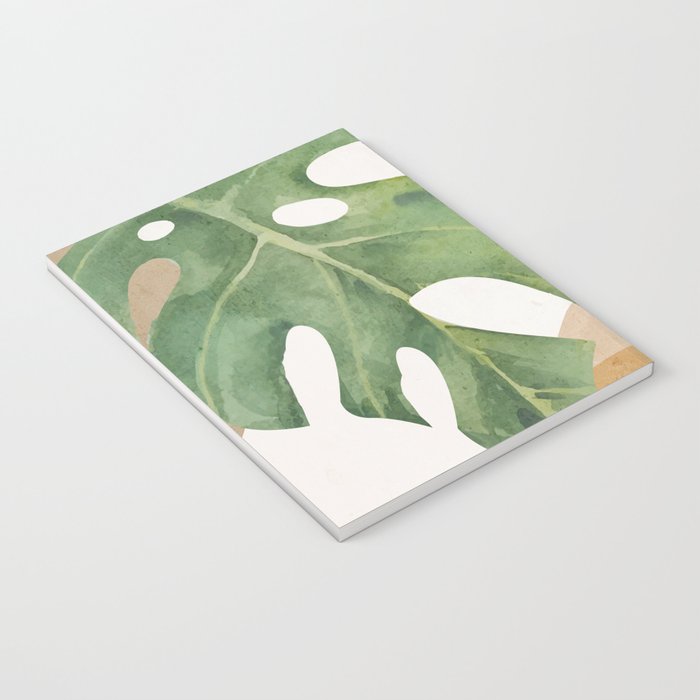 Abstract Art Tropical Leaves 3 Notebook Gallery Image 3