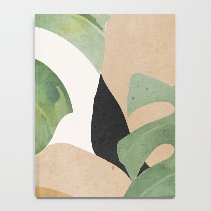 Abstract Art Tropical Leaves 3 Notebook Gallery Image 4