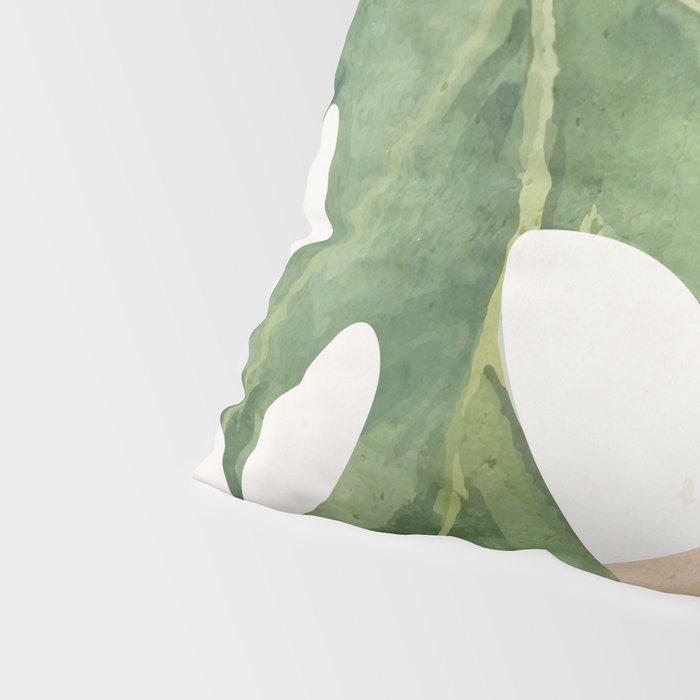 Abstract Art Tropical Leaves 3 Pillow Sham Gallery Image 4