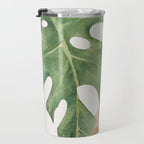 Abstract Art Tropical Leaves 3 Travel Mug Gallery Image 3
