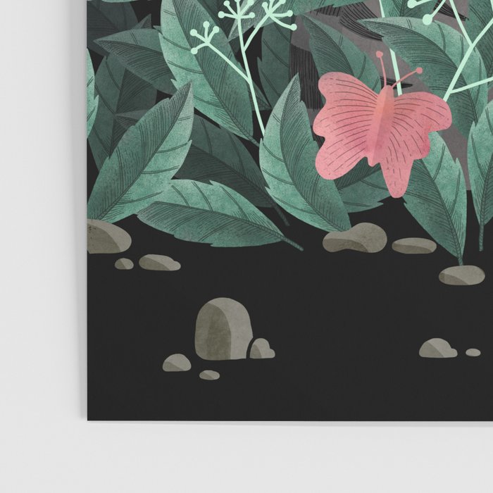 Butterfly Garden (Tabby Cat Version) Poster Gallery Image 3