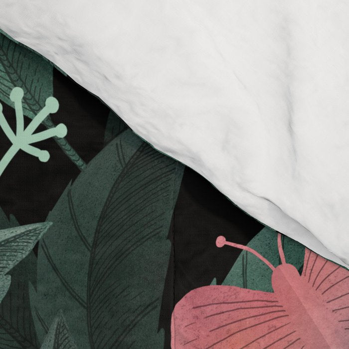 Butterfly Garden (Tabby Cat Version) Comforter Gallery Image 4