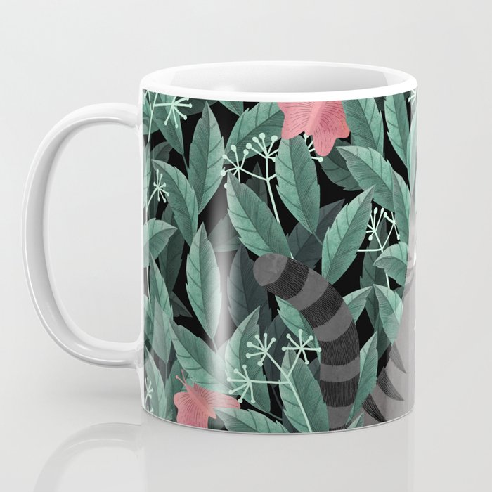 Butterfly Garden (Tabby Cat Version) Coffee Mug Gallery Image 3
