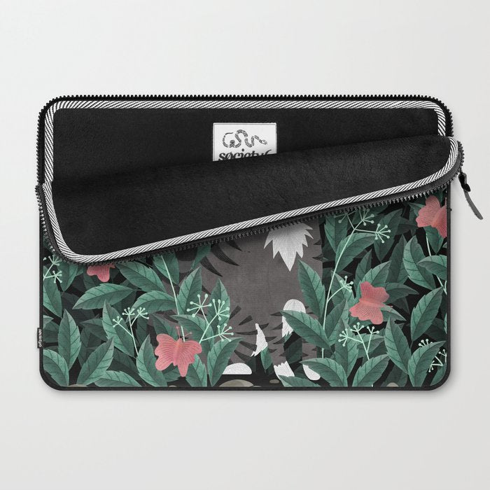 Butterfly Garden (Tabby Cat Version) Laptop Sleeve Gallery Image 2