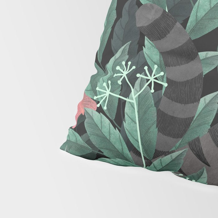 Butterfly Garden (Tabby Cat Version) Pillow Sham Gallery Image 4