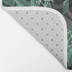 Butterfly Garden (Tabby Cat Version) Bath Mat Gallery Image 2