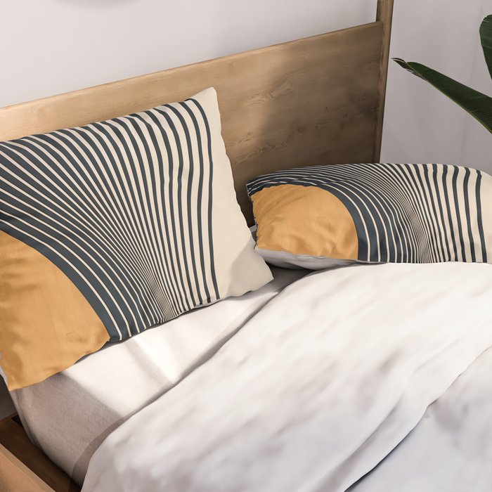 abstract minimal 75 Pillow Sham Gallery Image 2
