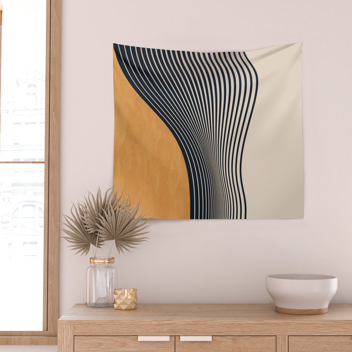 abstract minimal 75 Wall Tapestry Gallery Image 2
