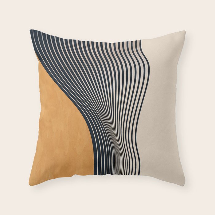 abstract minimal 75 Throw Pillow Gallery Image 1
