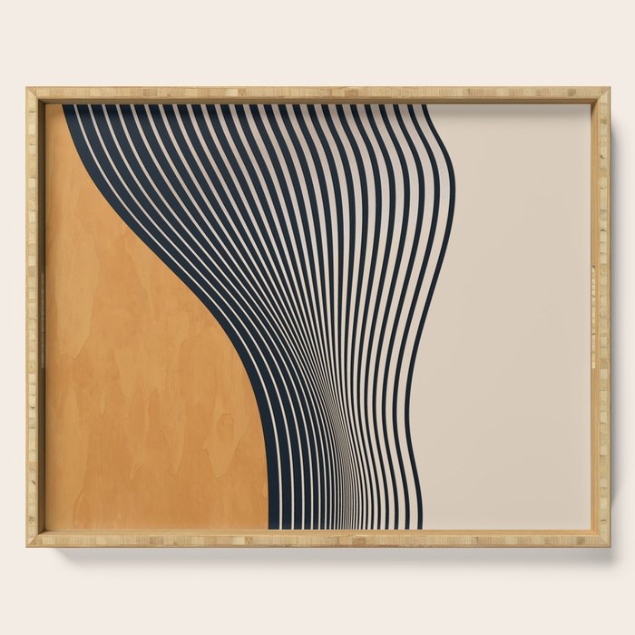 abstract minimal 75 Serving Tray Gallery Image 1