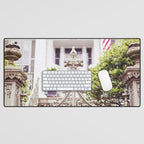 New Orleans Garden District Gate Photography Desk Mat Gallery Image 1