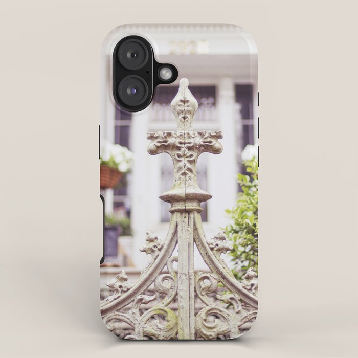New Orleans Garden District Gate Photography iPhone Case Gallery Image 1