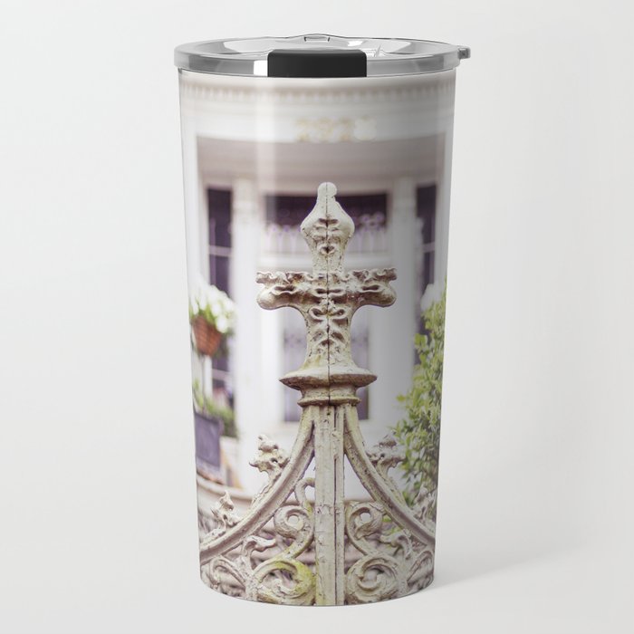New Orleans Garden District Gate Photography Travel Mug Gallery Image 1