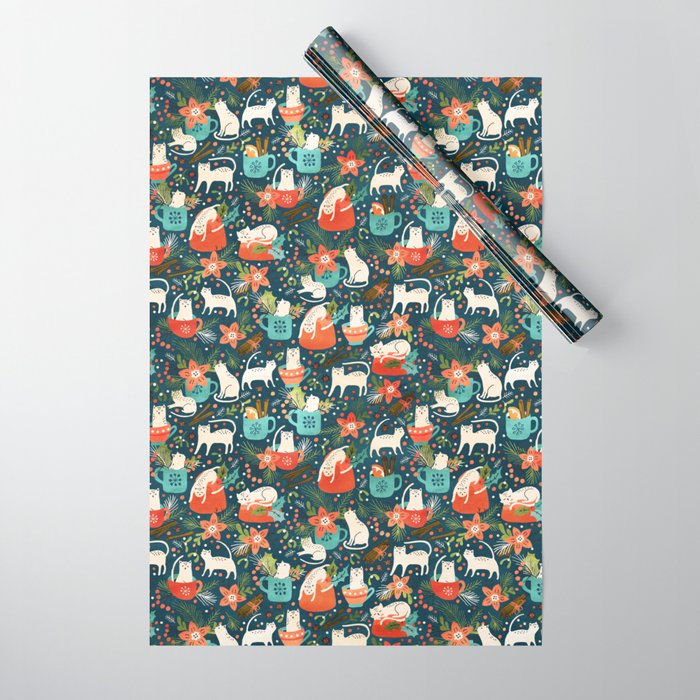 Spicy Kittens Wrapping Paper Gallery Image 1