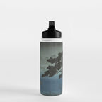 Hasui Kawase, Ancient Pine Tree At Shiba, Onshi Park - Vintage Japanese Woodblock Print Art Water Bottle Gallery Image 3