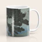 Hasui Kawase, Ancient Pine Tree At Shiba, Onshi Park - Vintage Japanese Woodblock Print Art Coffee Mug Gallery Image 1