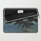 Hasui Kawase, Ancient Pine Tree At Shiba, Onshi Park - Vintage Japanese Woodblock Print Art Laptop Sleeve Gallery Image 2