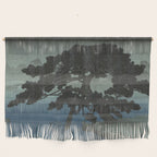 Hasui Kawase, Ancient Pine Tree At Shiba, Onshi Park - Vintage Japanese Woodblock Print Art Wall Hanging Gallery Image 1