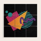 Memphis Pattern 29 / 80s - 90s Retro Wood Wall Art Gallery Image 1