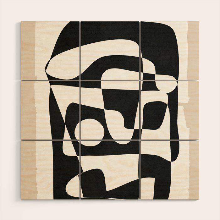 Shape Form I Wood Wall Art Gallery Image 1