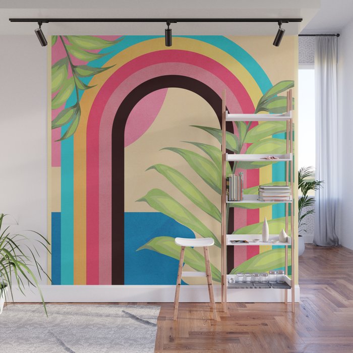 Tropical Geometry 38 Wall Mural Gallery Image 1