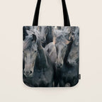Your Wild Horses - Nature Photography Tote Bag Gallery Image 1