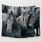 Your Wild Horses - Nature Photography Wall Tapestry Gallery Image 4
