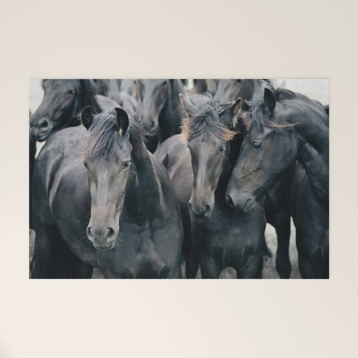 Your Wild Horses - Nature Photography Welcome Mat Gallery Image 1