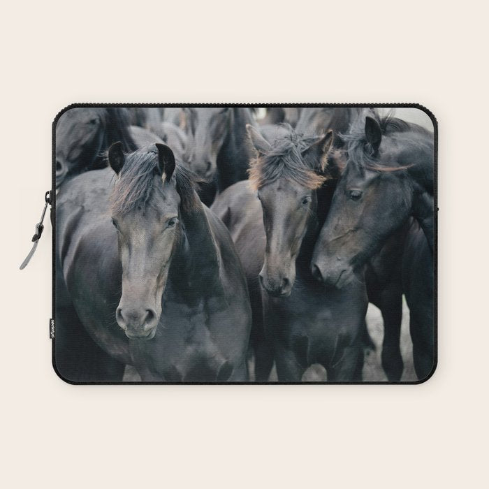 Your Wild Horses - Nature Photography Laptop Sleeve Gallery Image 1