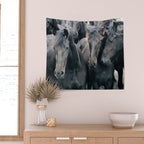 Your Wild Horses - Nature Photography Wall Tapestry Gallery Image 2