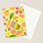 Kitchen Snacks & Apps in Butter Yellow Stationery Card Gallery Image 2