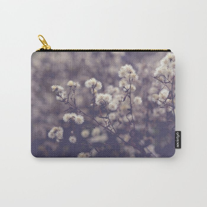 fading autumn - nature wildflower photograph Carry All Pouch Gallery Image 1