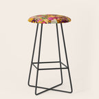 Multicolor Botanical Garden Stool Gallery Image 1