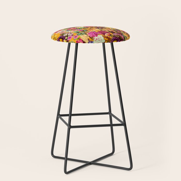 Multicolor Botanical Garden Stool Gallery Image 1