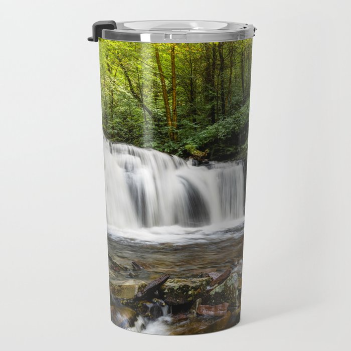 Appalachian Waterfall VII - Ricketts Glen Adventure Travel Mug Gallery Image 3