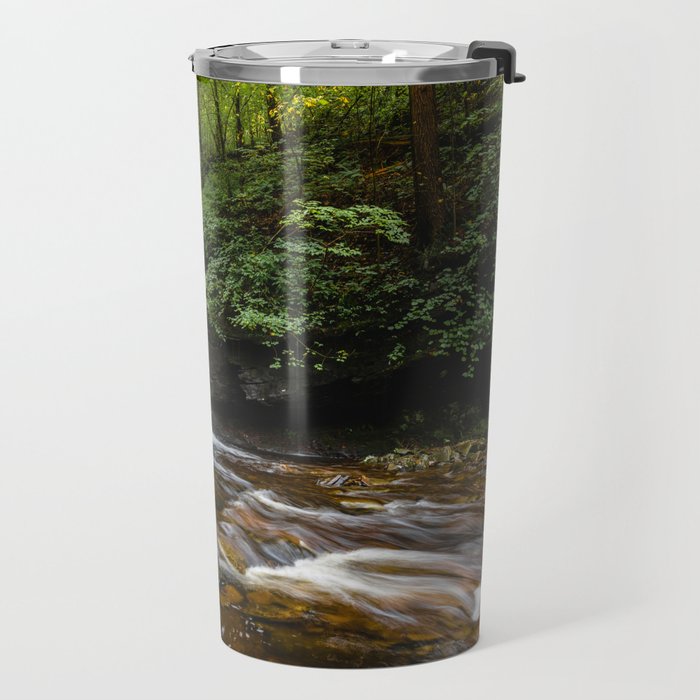 Appalachian Waterfall VII - Ricketts Glen Adventure Travel Mug Gallery Image 2