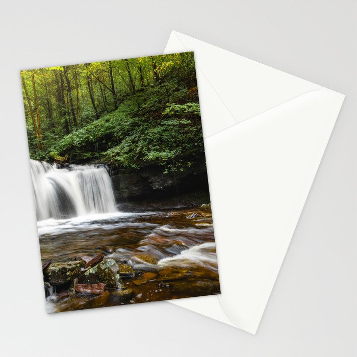 Appalachian Waterfall VII - Ricketts Glen Adventure Stationery Card Gallery Image 2