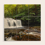 Appalachian Waterfall VII - Ricketts Glen Adventure Wood Wall Art Gallery Image 1