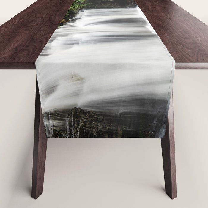 Appalachian Waterfall VII - Ricketts Glen Adventure Table Runner Gallery Image 1