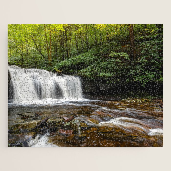 Appalachian Waterfall VII - Ricketts Glen Adventure Jigsaw Puzzle Gallery Image 1