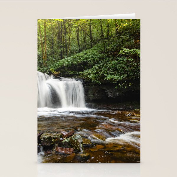 Appalachian Waterfall VII - Ricketts Glen Adventure Stationery Card Gallery Image 1
