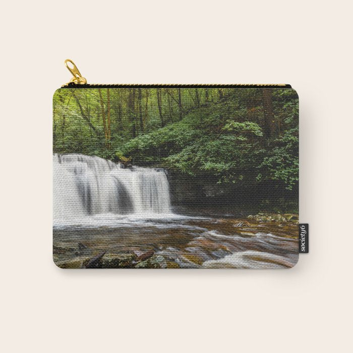 Appalachian Waterfall VII - Ricketts Glen Adventure Carry All Pouch Gallery Image 1