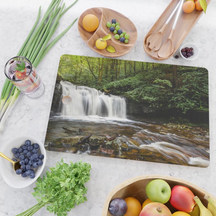 Appalachian Waterfall VII - Ricketts Glen Adventure Cutting Board Gallery Image 2