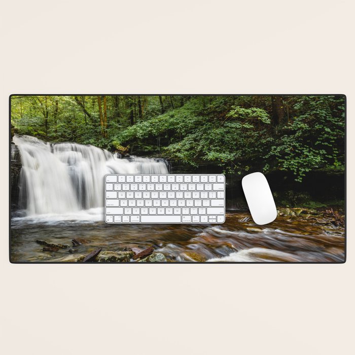 Appalachian Waterfall VII - Ricketts Glen Adventure Desk Mat Gallery Image 1