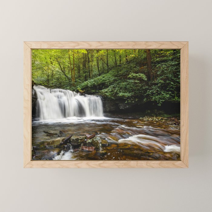 Appalachian Waterfall VII - Ricketts Glen Adventure Mini Art Print Gallery Image 1