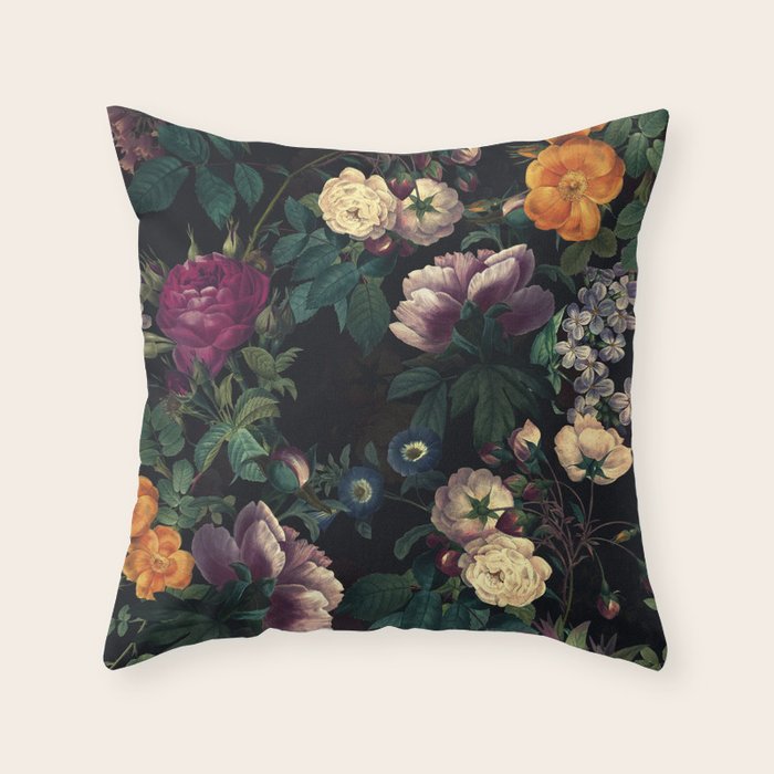 Witches Garden IV Throw Pillow Gallery Image 1