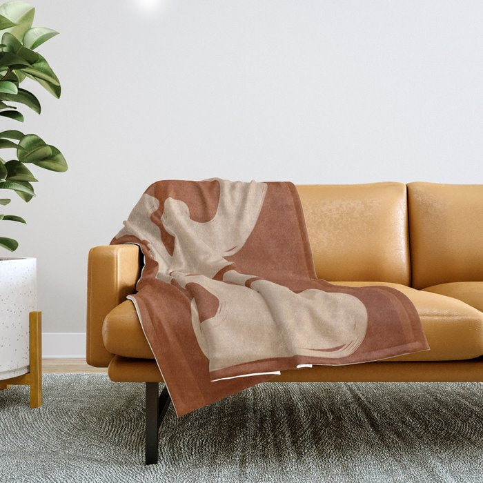 Modern Abstract Art 75 Throw Blanket Gallery Image 1