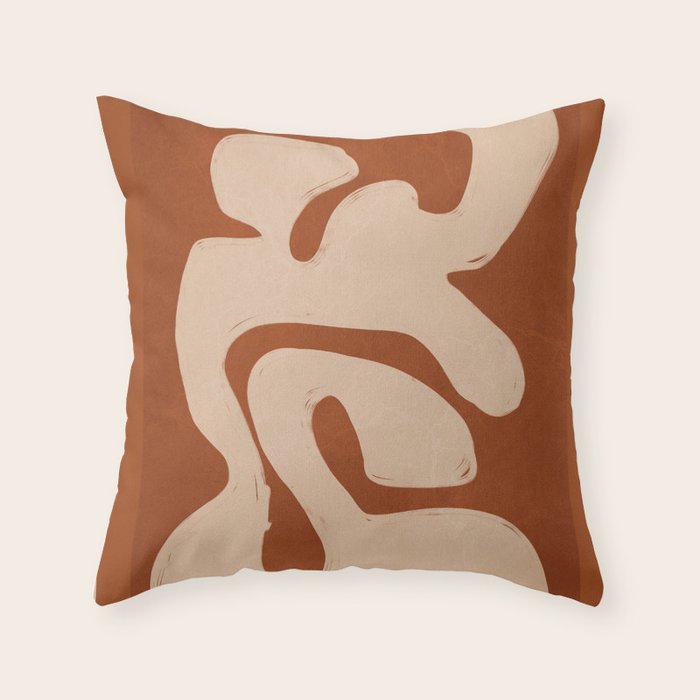 Modern Abstract Art 75 Throw Pillow Gallery Image 1